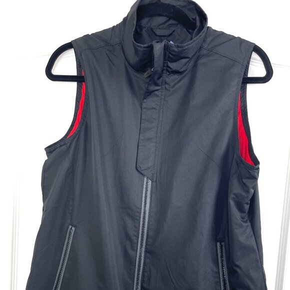 Elevate Zip Vest vest with Pocket Casual Solid Color Sleeveless Jacket Size M - Picture 2 of 9